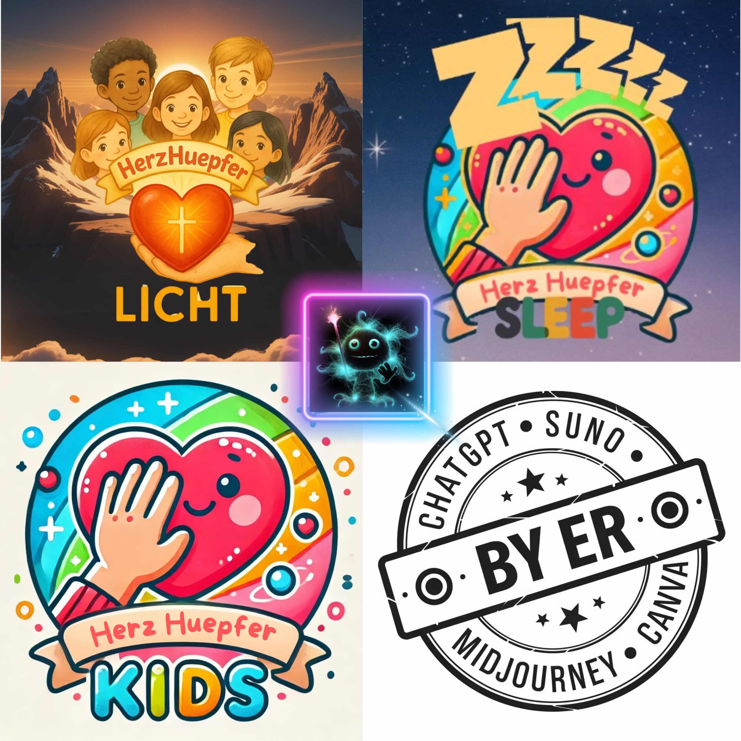 Logos aller Musik-Kanäle