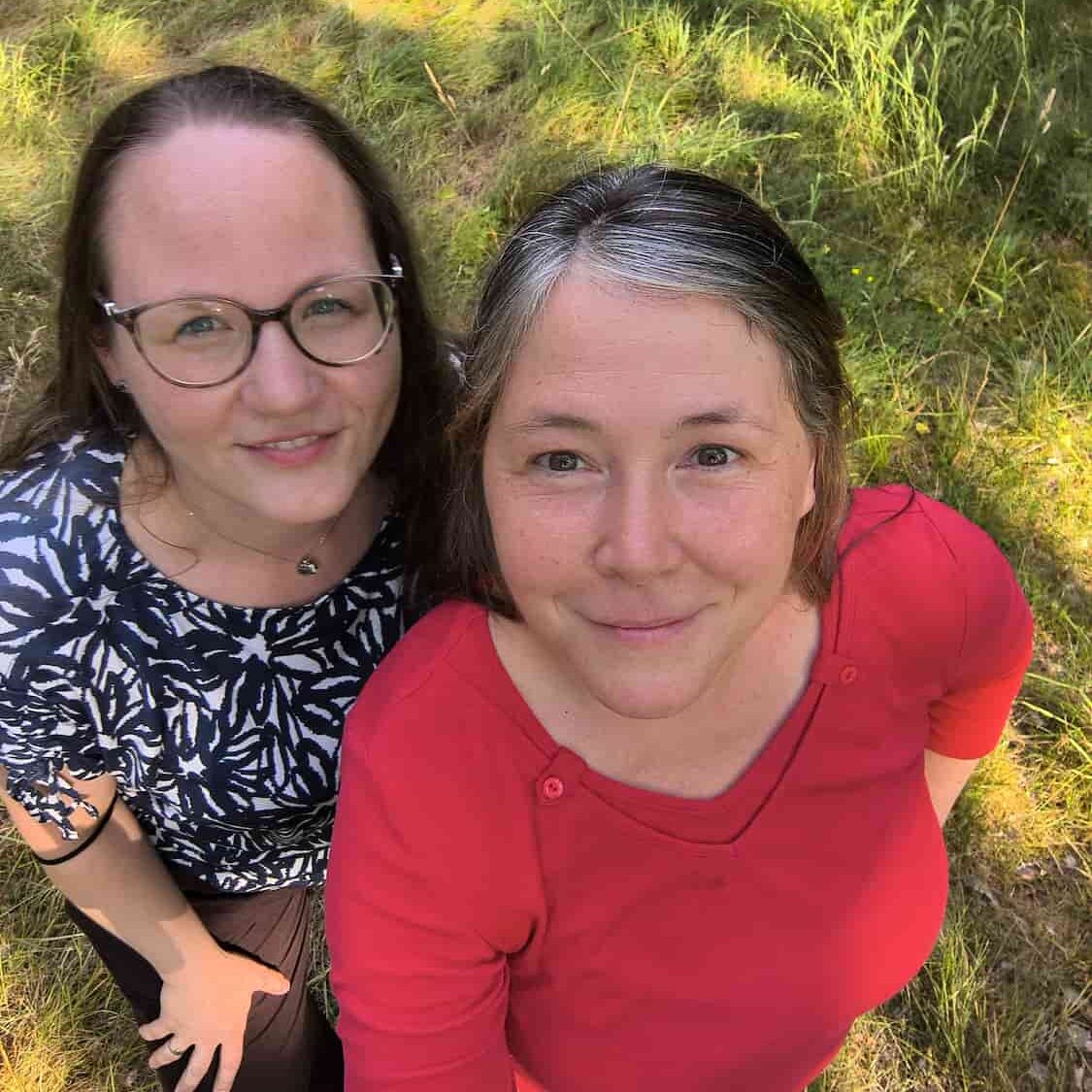 Kreativität² Anne Grewal von WildColorSoul.Art und Elke Raab von Quadratastisch