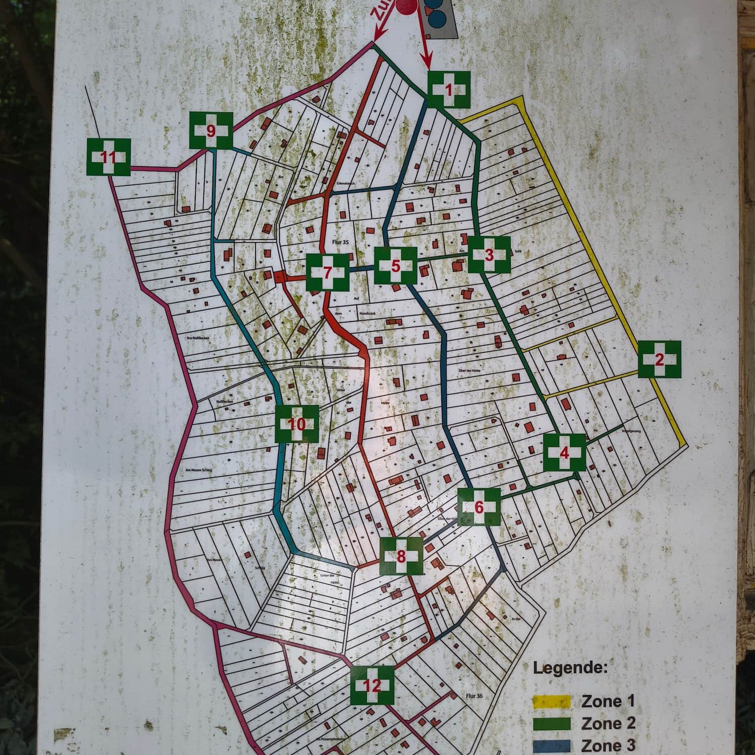 Lageplan Wingerte