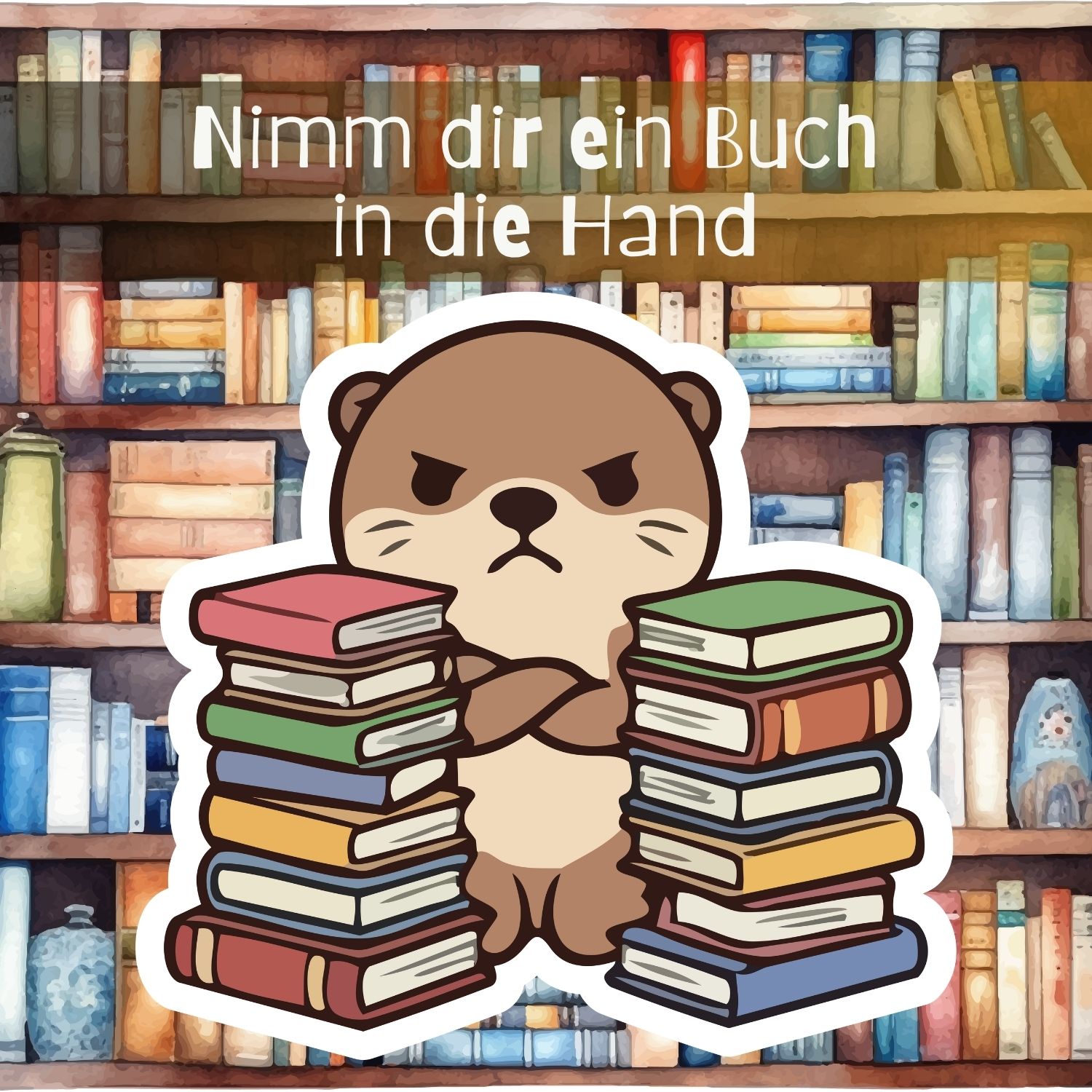 Nimm dir ein Buch in die Hand Cover Homepage Lesen macht Spaß